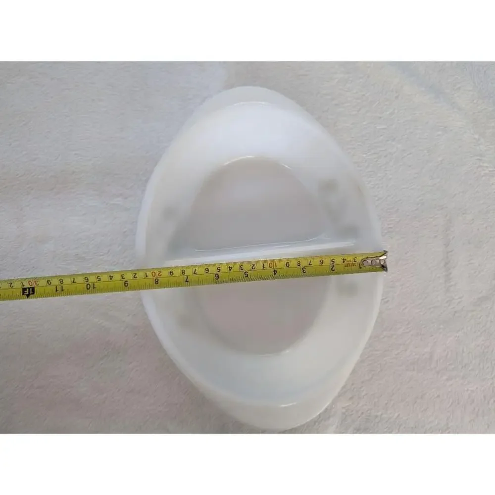 Glasbake Vintage Milkglass Divided Tray